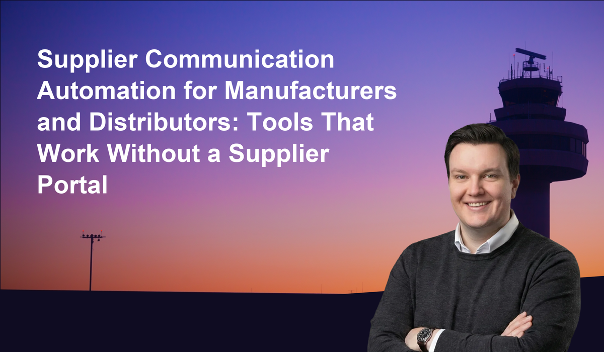 Mustribution Tools Supplier Communication Automation for Manufacturers and Distributors ...